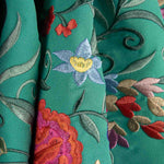 Mantoncillo de Flamenca Verde Bordado - Ribes y Casals