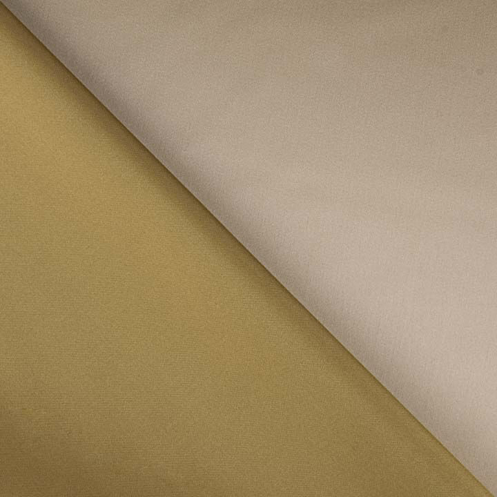Raso Mikado Reversible Tornasol Beige Suave y Camel - Ribes y Casals