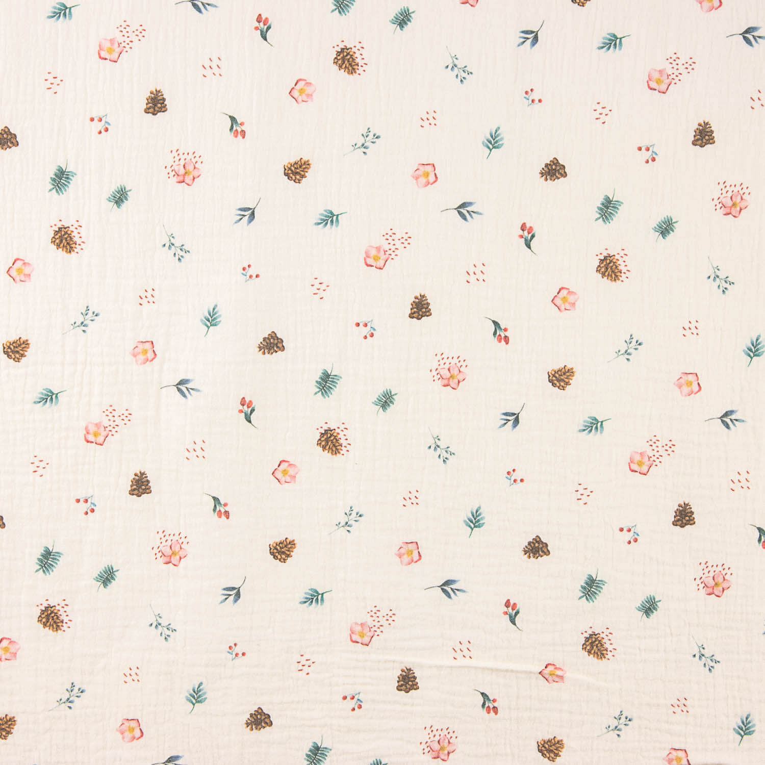 Muselina Algodón Flores Silvestres - Ribes y Casals