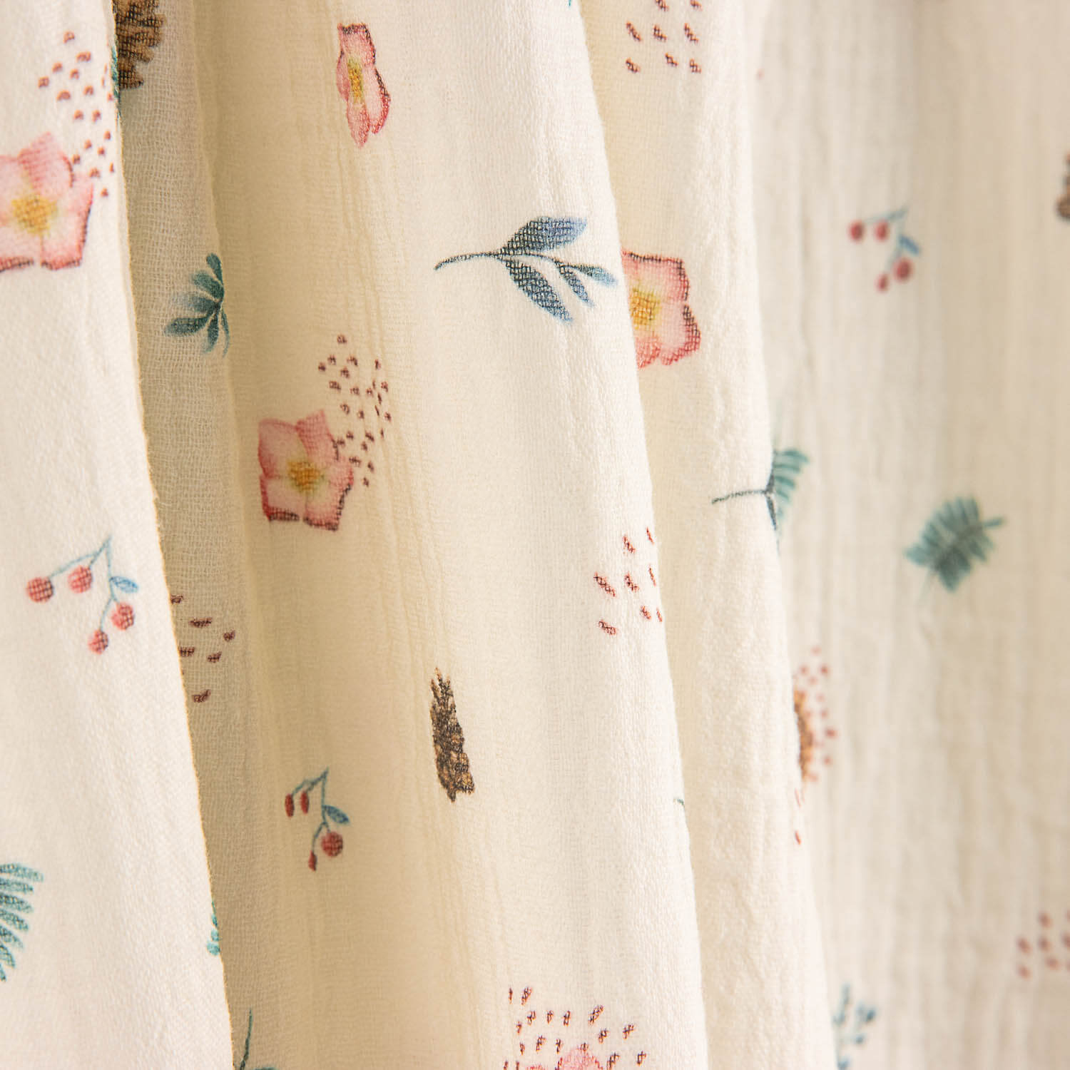 Muselina Algodón Flores Silvestres - Ribes y Casals