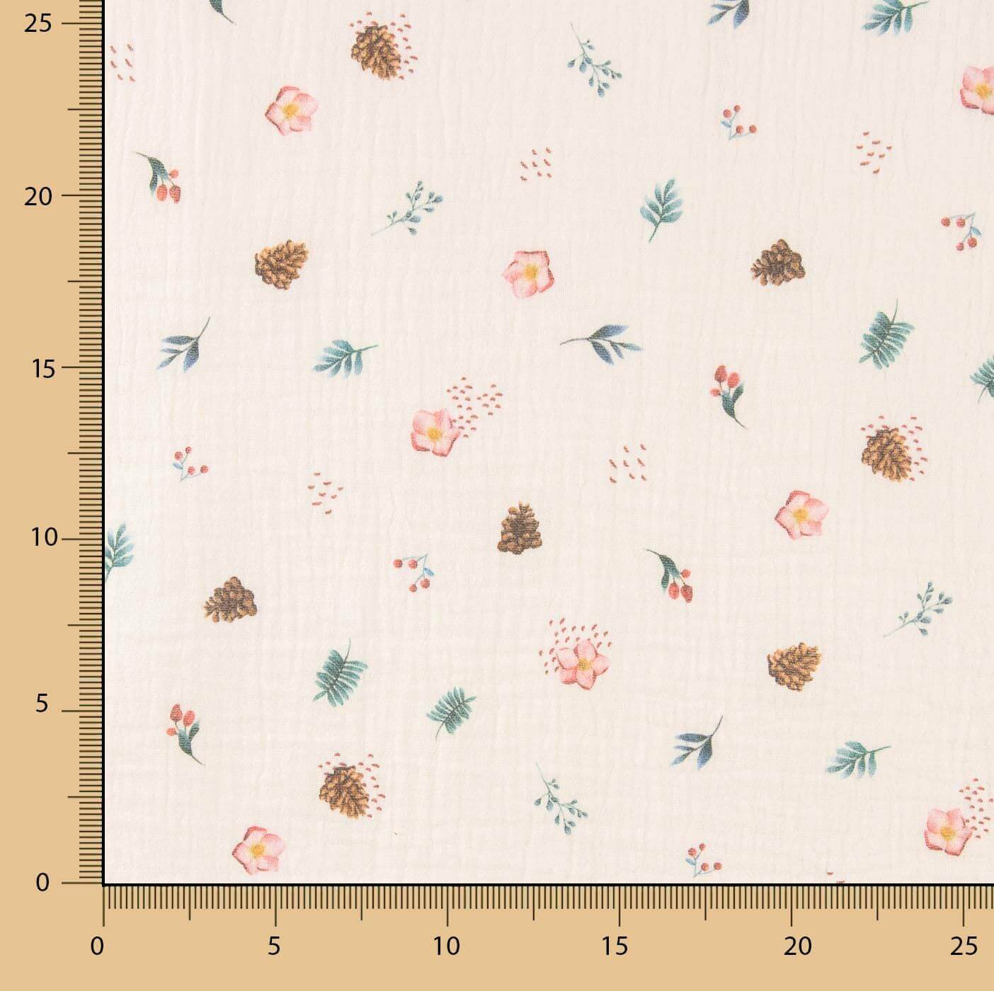 Muselina Algodón Flores Silvestres - Ribes y Casals