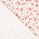 Muselina Algodón Flor Rosa Vintage - Ribes y Casals