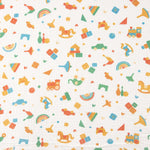 Muselina Algodón Juguetes Colores - Ribes y Casals