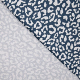 Percal Estampado Nairobi Azul Marino Blanco - Ribes y Casals