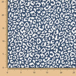 Percal Estampado Nairobi Azul Marino Blanco - Ribes y Casals