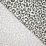 Percal Estampado Nairobi Verde Oscuro Blanco - Ribes y Casals