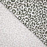 Percal Estampado Nairobi Verde Oscuro Blanco - Ribes y Casals