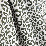 Percal Estampado Nairobi Verde Oscuro Blanco - Ribes y Casals
