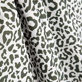 Percal Estampado Nairobi Verde Oscuro Blanco - Ribes y Casals