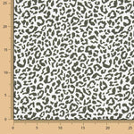 Percal Estampado Nairobi Verde Oscuro Blanco - Ribes y Casals