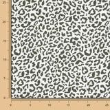 Percal Estampado Nairobi Verde Oscuro Blanco - Ribes y Casals