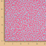 Percal Estampado Nairobi Fucsia Turquesa - Ribes y Casals