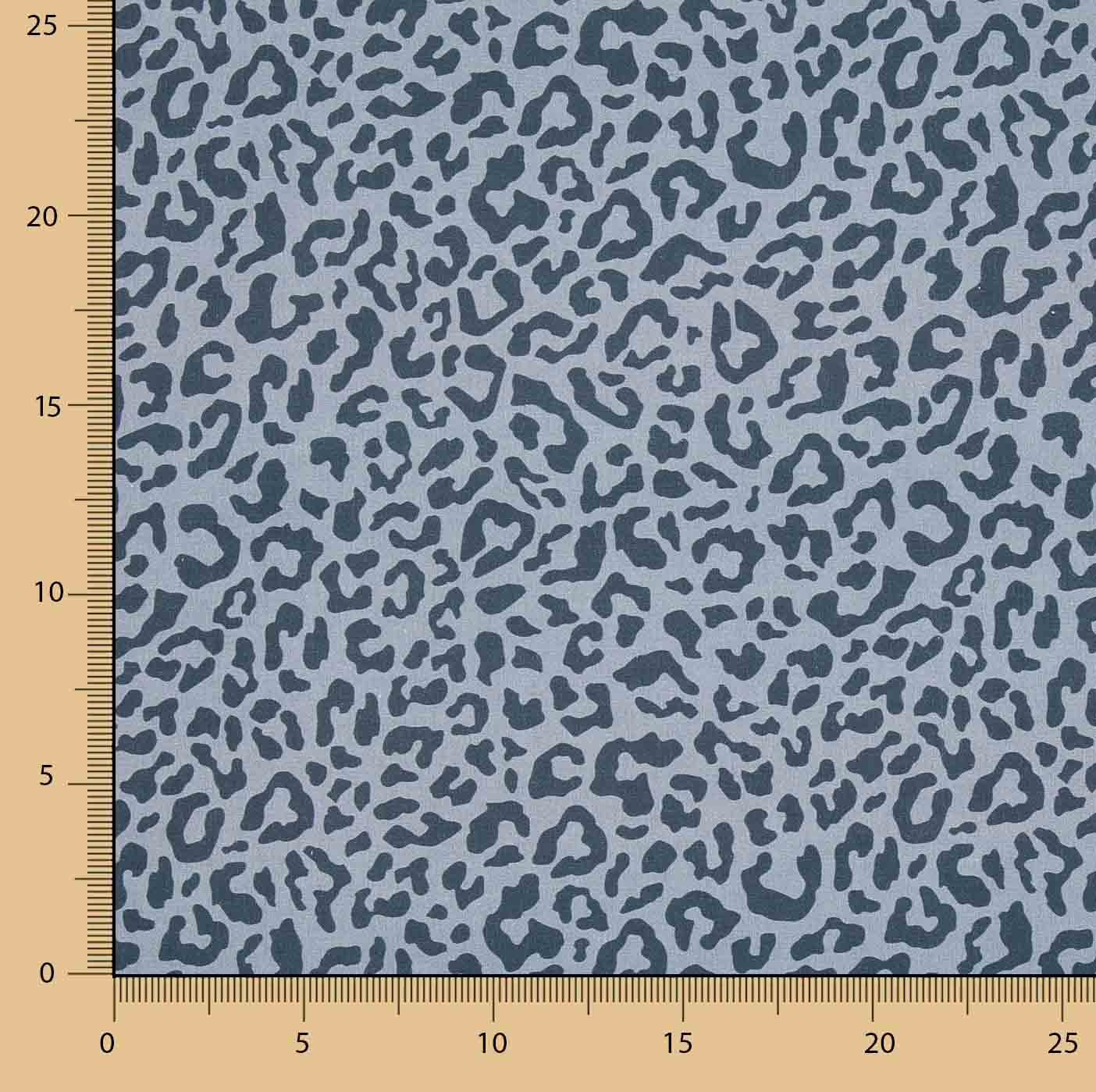 Percal Estampado Nairobi Azul Marino Gris - Ribes y Casals