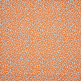 Percal Estampado Nairobi Naranja Azul Claro - Ribes y Casals