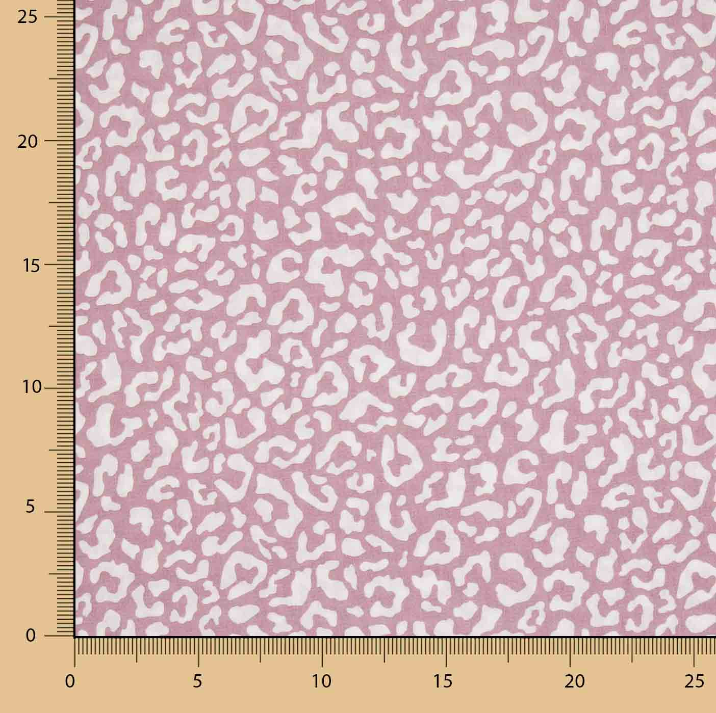 Percal Estampado Nairobi Blanco Rosa - Ribes y Casals