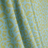 Percal Estampado Nairobi Verde Lima Azul Celeste - Ribes y Casals