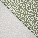Percal Estampado Nairobi Verde Oliva Blanco - Ribes y Casals