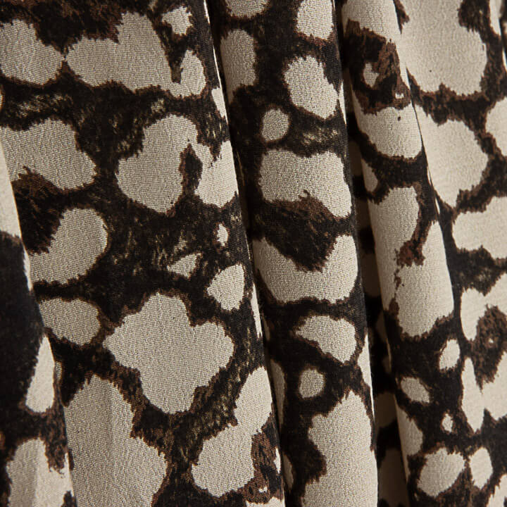 Crepé Fino Estampado Animal Print - Ribes y Casals