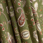 Viscosa Estampada Oliva Boheme - Ribes y Casals