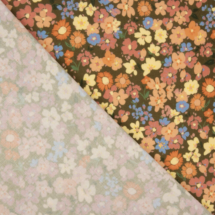 Viscosa Estampada Pradera Vintage - Ribes y Casals