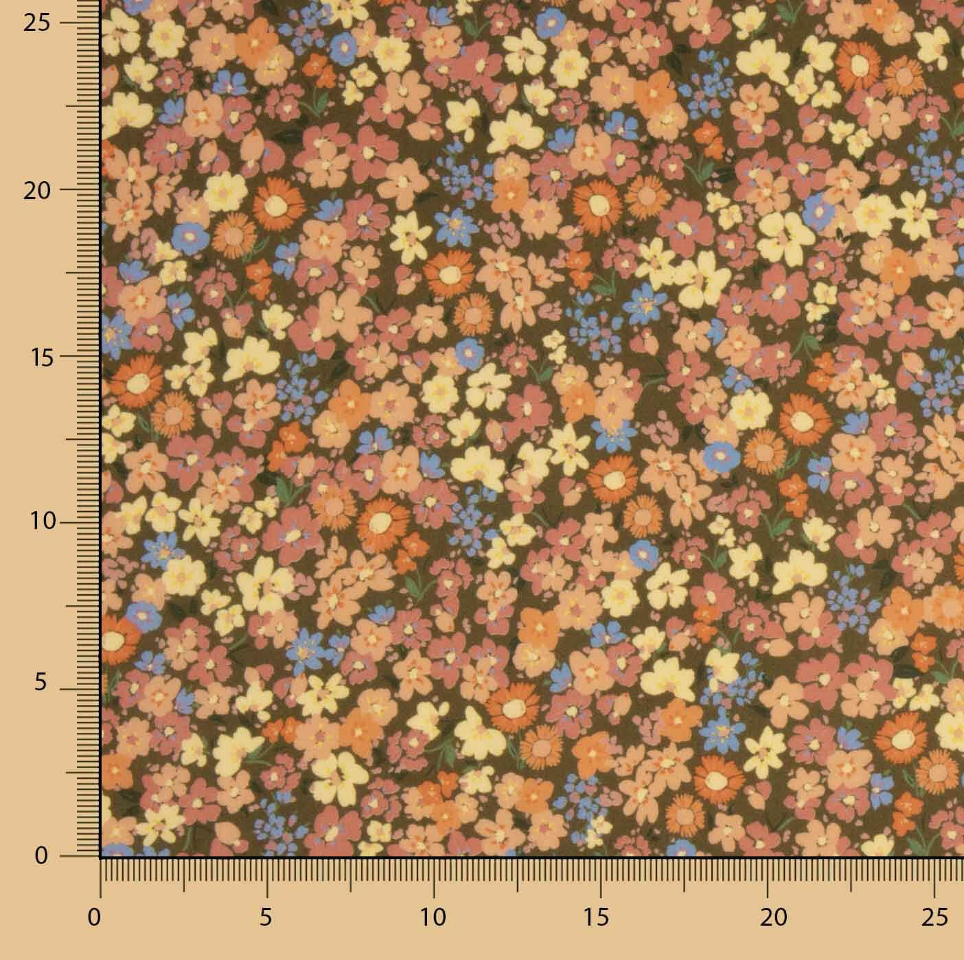 Viscosa Estampada Pradera Vintage - Ribes y Casals