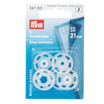 Broches de Presión Prym 21 mm Transparentes - Ribes y Casals