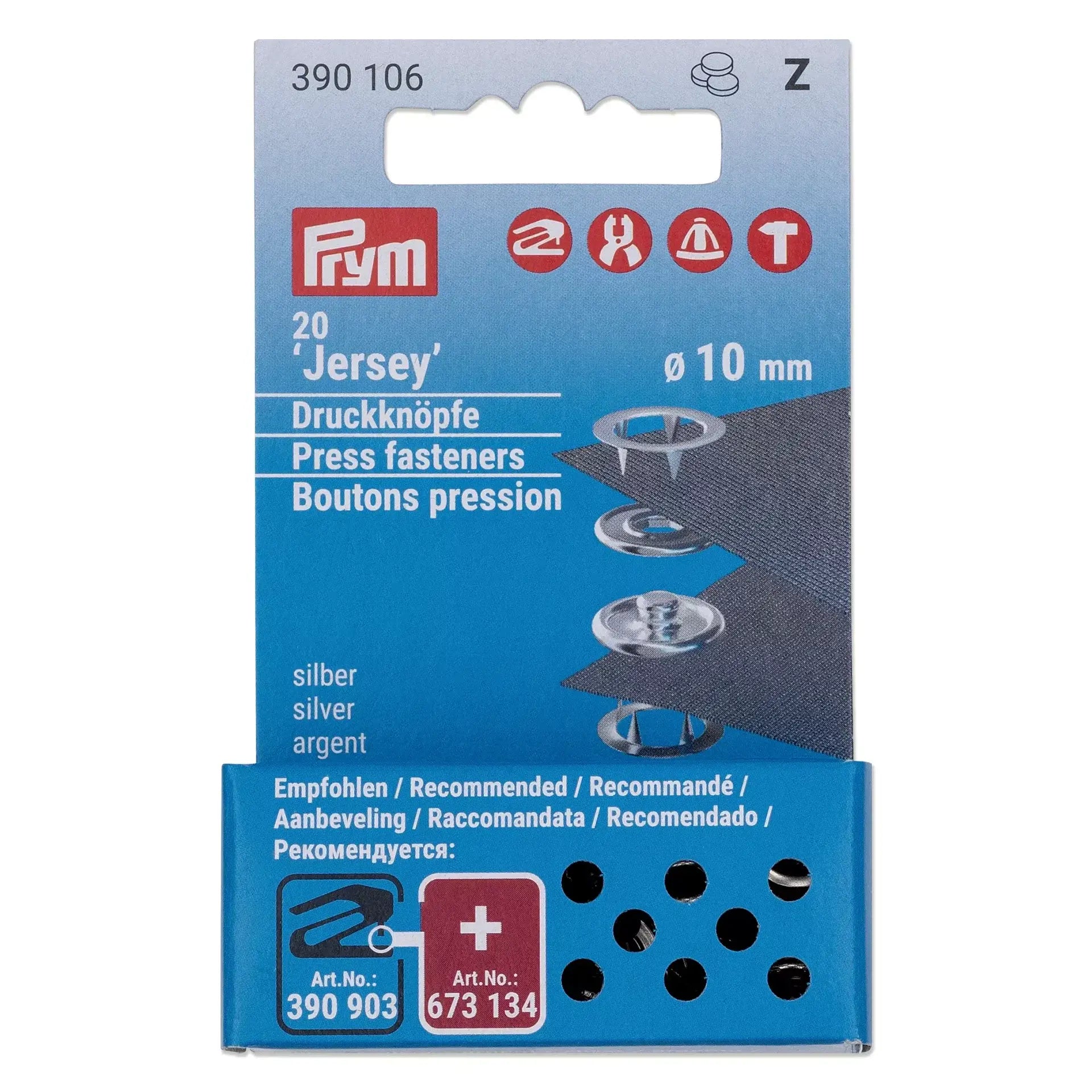 Cierres Jersey 10mm Prym 390106 - Ribes y Casals