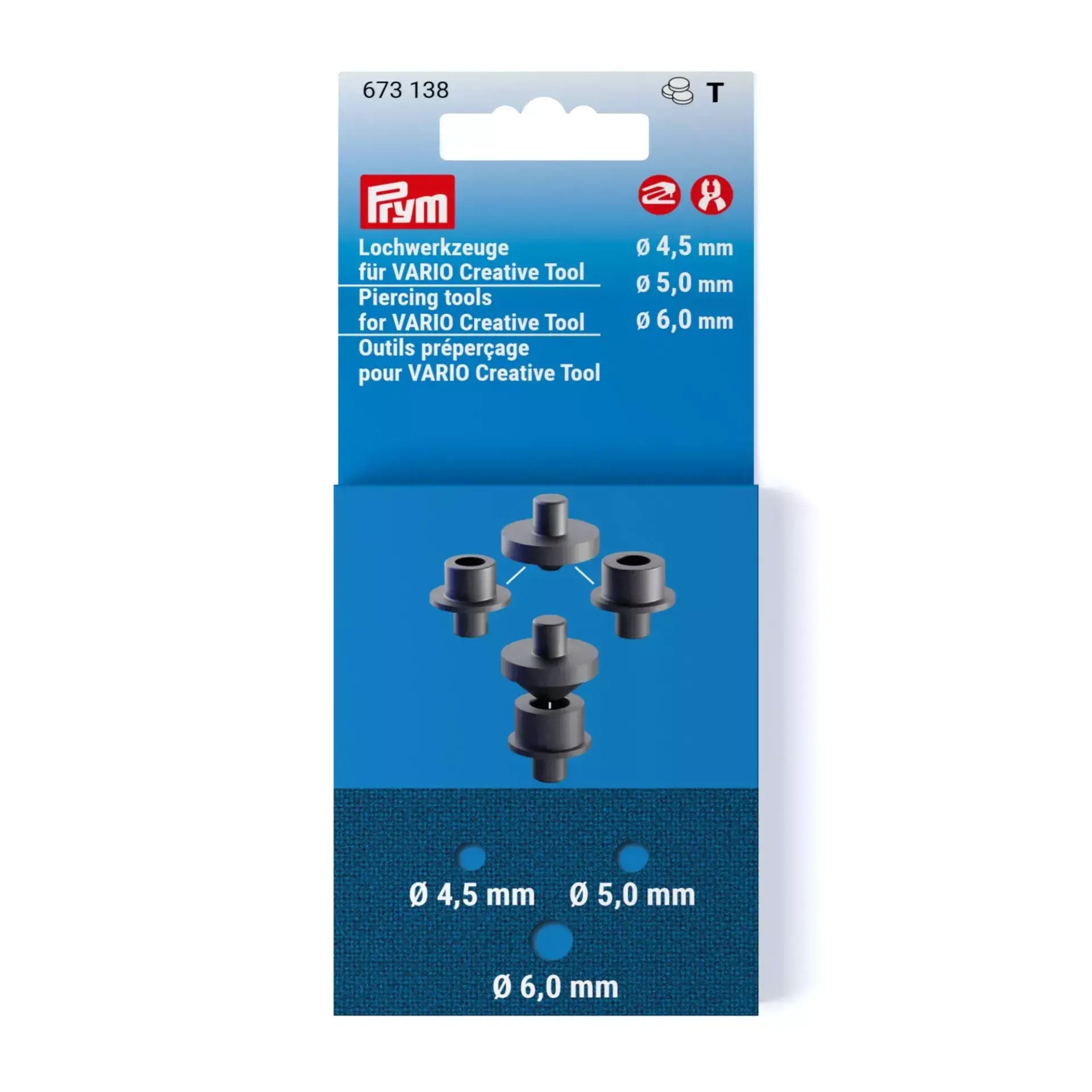 Herramientas de Perforar Prym VARIO 4,5–6 mm - Ribes y Casals