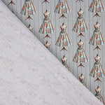 Percal Estampado Couture Gris - Ribes y Casals