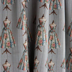 Percal Estampado Couture Gris - Ribes y Casals