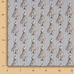 Percal Estampado Couture Gris - Ribes y Casals