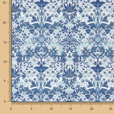 Percal Estampado Coralia Azul - Ribes y Casals