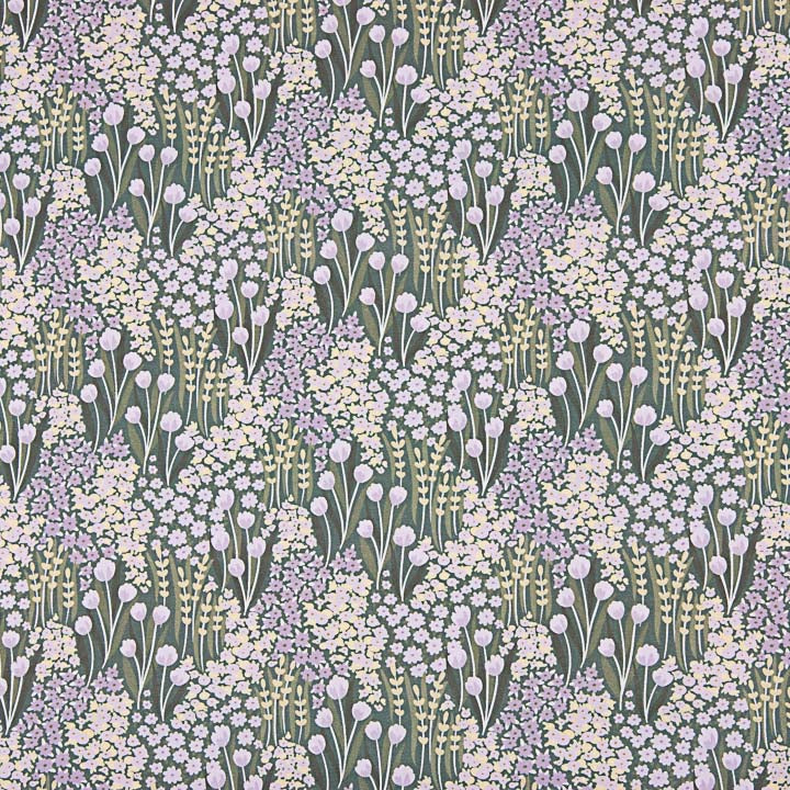 Percal Estampado Lavanda Salvia - Ribes y Casals