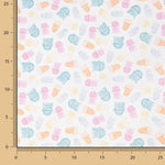 Percal Estampado Medusa Pastel - Ribes y Casals