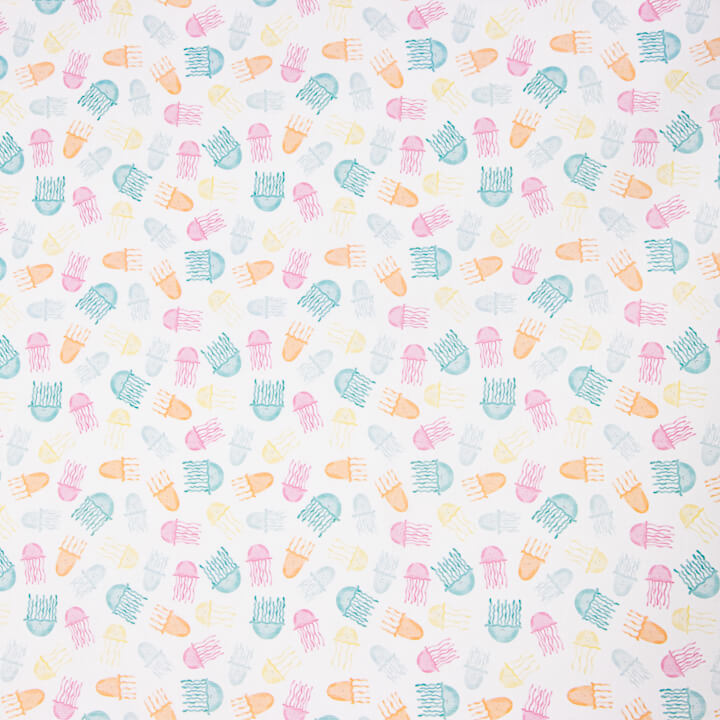 Percal Estampado Medusa Pastel - Ribes y Casals