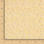 Percal Estampado Milena Amarillo - Ribes y Casals