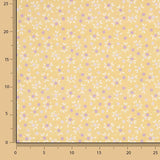 Percal Estampado Milena Amarillo - Ribes y Casals