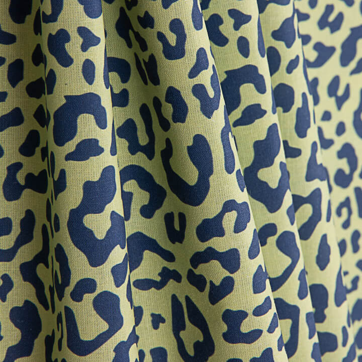 Percal Estampado Nairobi Azul Marino - Ribes y Casals