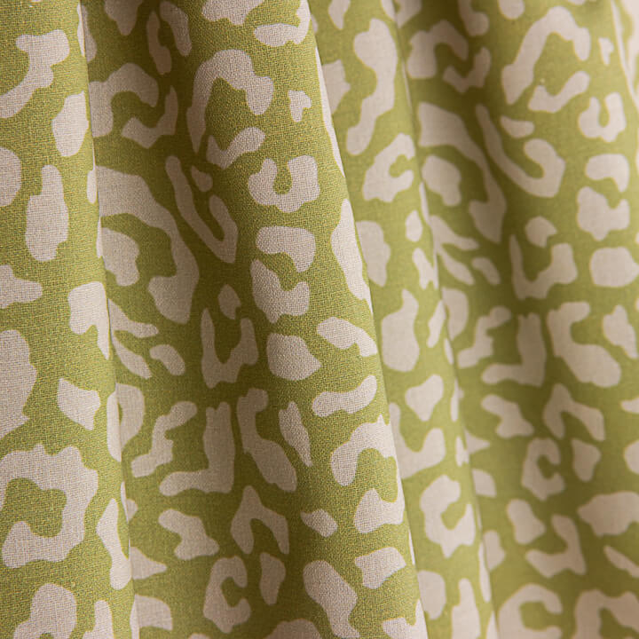 Percal Estampado Nairobi Verde Oliva - Ribes y Casals