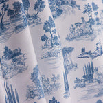 Percal Estampado Silke Azul - Ribes y Casals
