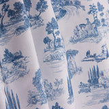 Percal Estampado Silke Azul - Ribes y Casals