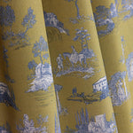 Percal Estampado Silke Verde Oliva - Ribes y Casals