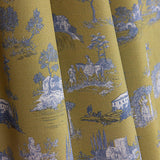 Percal Estampado Silke Verde Oliva - Ribes y Casals