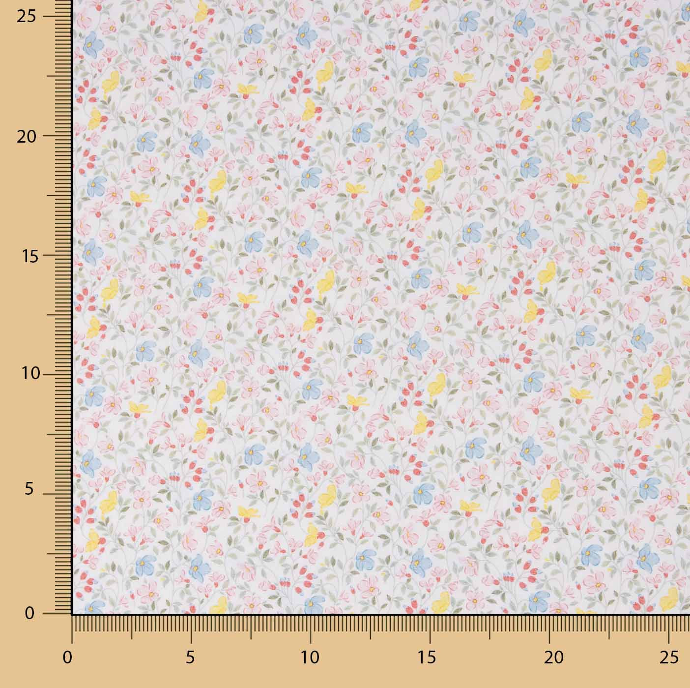 Percal Estampado Valentina Multicolor - Ribes y Casals