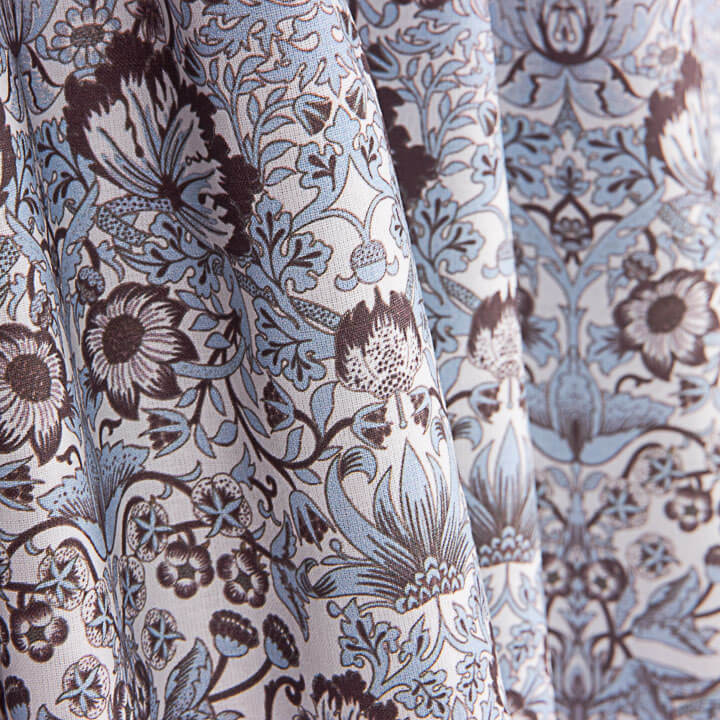 Percal Estampado Willow Azul - Ribes y Casals