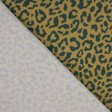 Percal Estampado Nairobi Verde Mostaza - Ribes y Casals