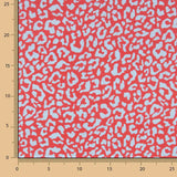 Percal Estampado Nairobi Rojo Azul - Ribes y Casals