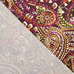 Punto Aterciopelado Paisley Fucsia - Ribes y Casals