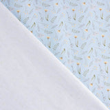 Piqué Algodón Ramitas Silvestres Azul - Ribes y Casals