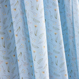 Piqué Algodón Ramitas Silvestres Azul - Ribes y Casals